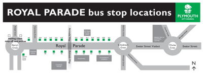 Royal Parade Bus Stops